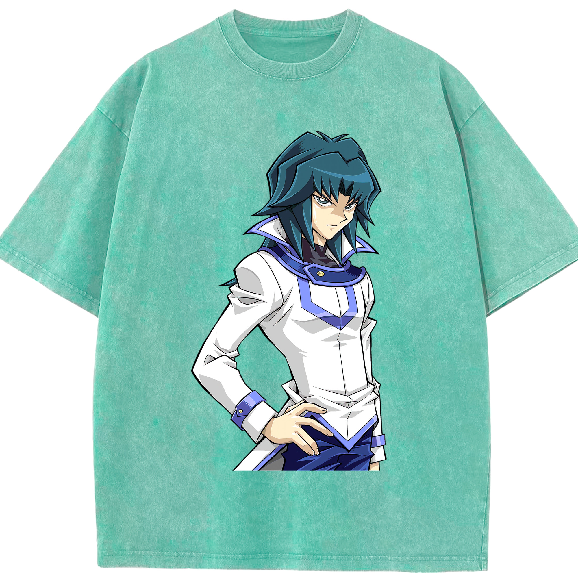 （画像用） 遊☆戯☆王 Yu-Gi-Oh! 綿100% ヴィンテージ風 半袖Tシャツ（フロントプリント）